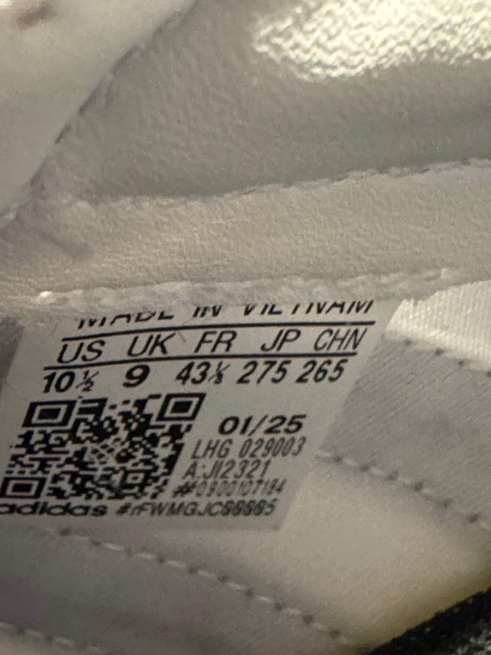 adidas NEW w/ 🏷️ TAG White Cream Suede & Leather Retro Sneakers, Women’s Sz 10.5 - Picture 7 of 10